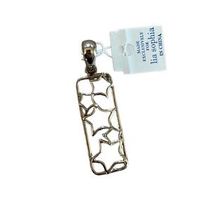 🏷 NWT lia Sophia star rectangular pendant